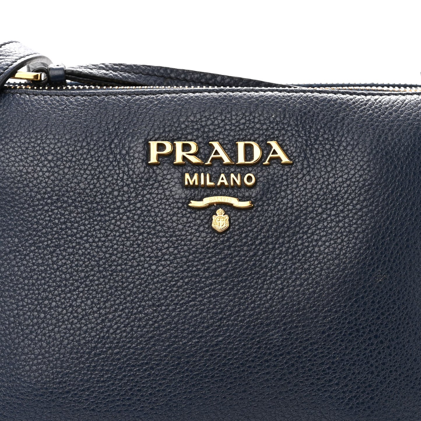 Vitello Phenix Double Zip Crossbody Bag Baltico