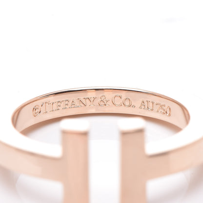 Tiffany 18K Rose Gold T Square Ring 49 4.75 4 of 4