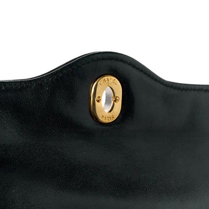 Chanel Lambskin Quilted Medium Double Flap Bag Black 6 of 12