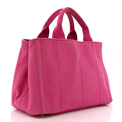 Prada Canapa Small Logo Tote Fuxia 3 of 15
