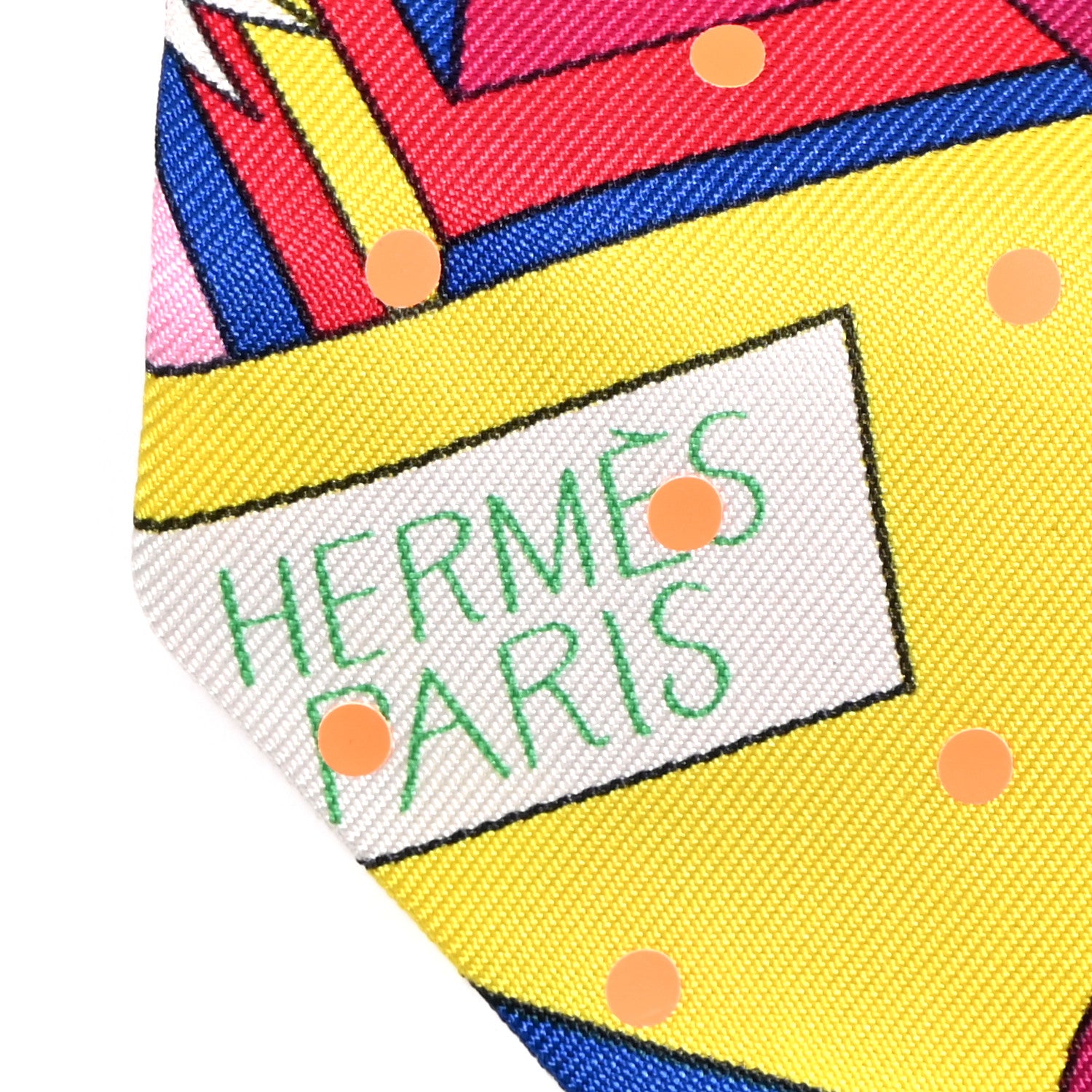 Hermes Silk Plumetis Upcycle Twilly Rose 2 of 9