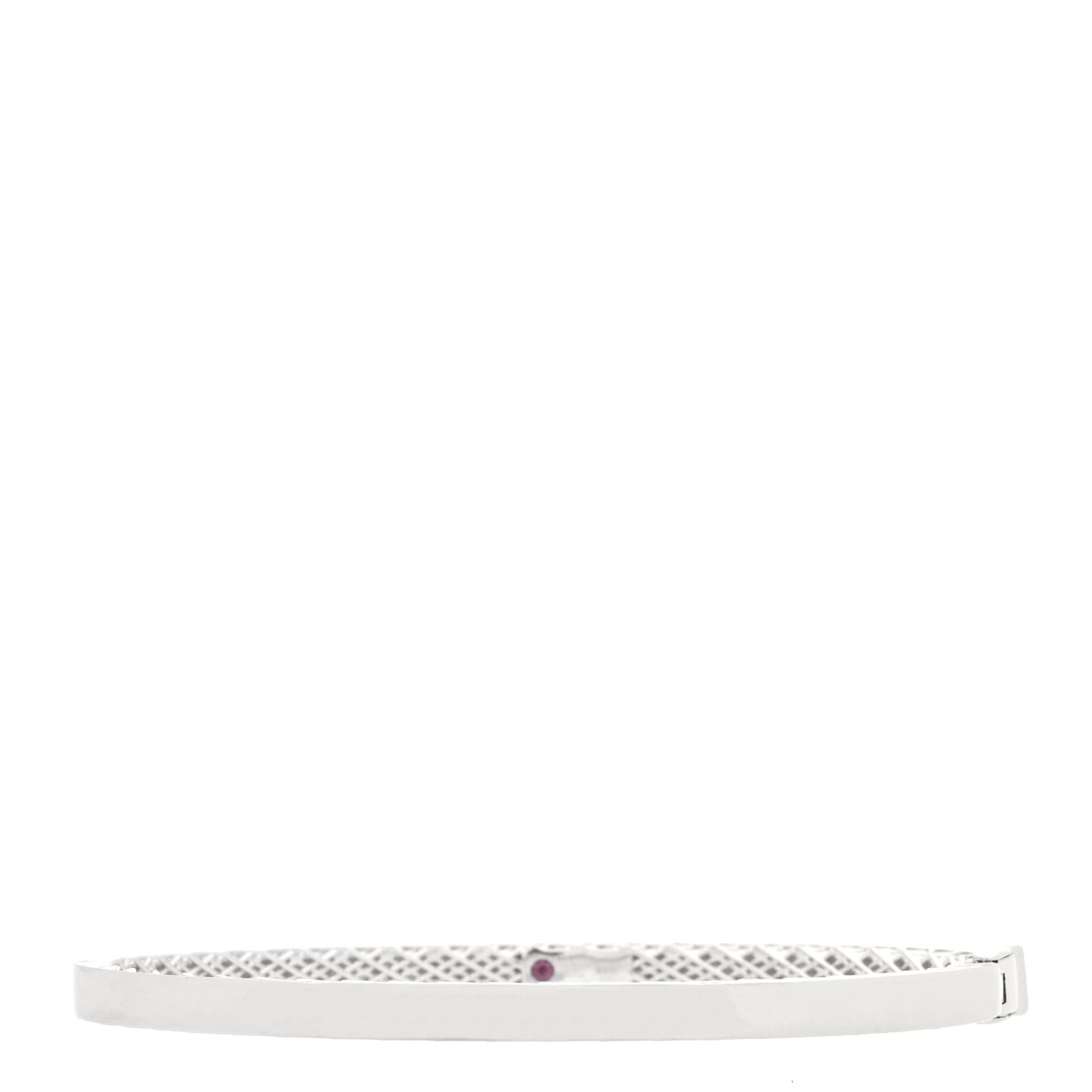 18K White Gold Symphony Golden Gate Bangle Bracelet