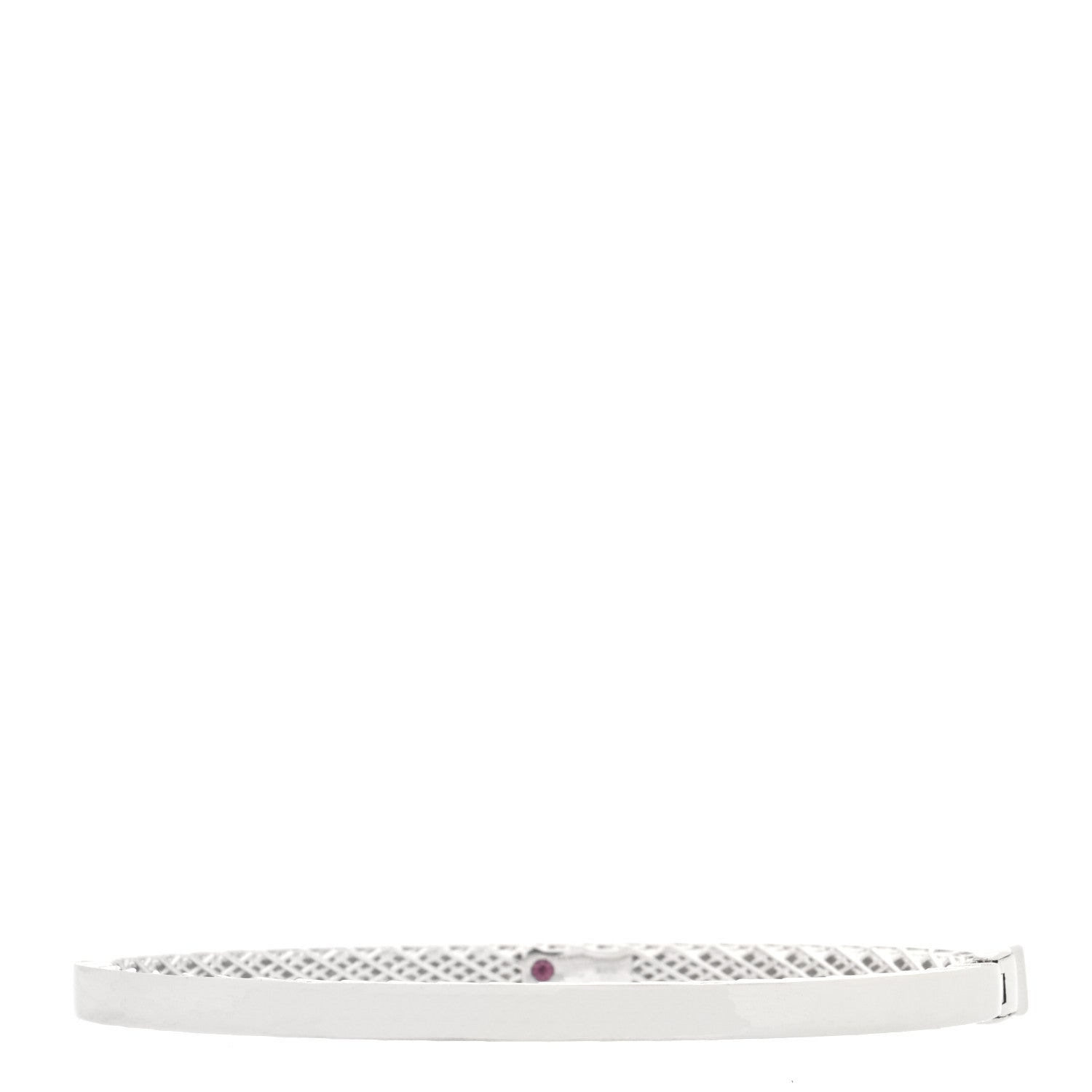 Roberto Coin 18K White Gold Symphony Golden Gate Bangle Bracelet 1 of 5