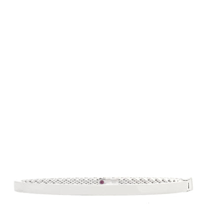 Roberto Coin 18K White Gold Symphony Golden Gate Bangle Bracelet 1 of 5