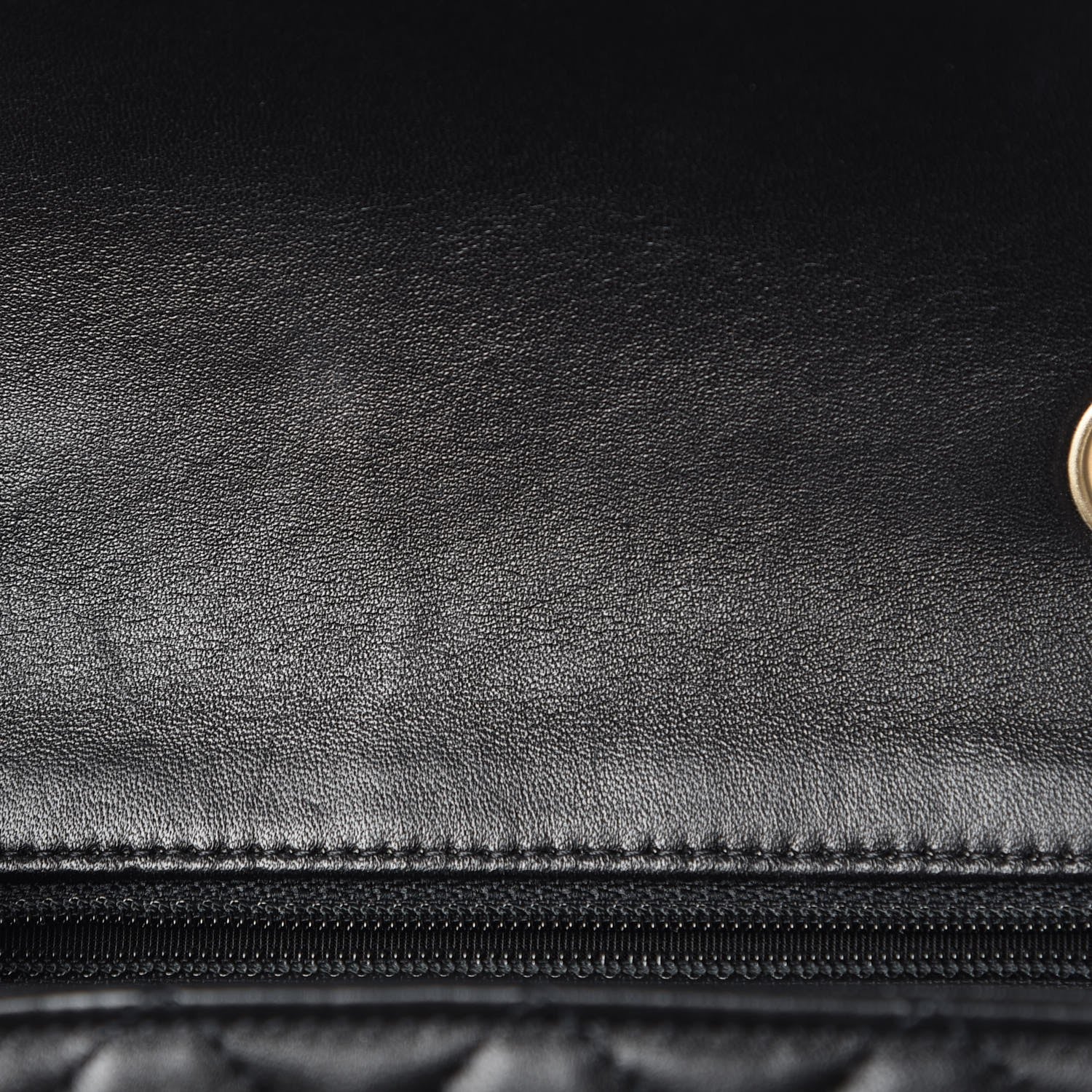 Chanel Lambskin Quilted Mini Rectangular Flap Black 9 of 10
