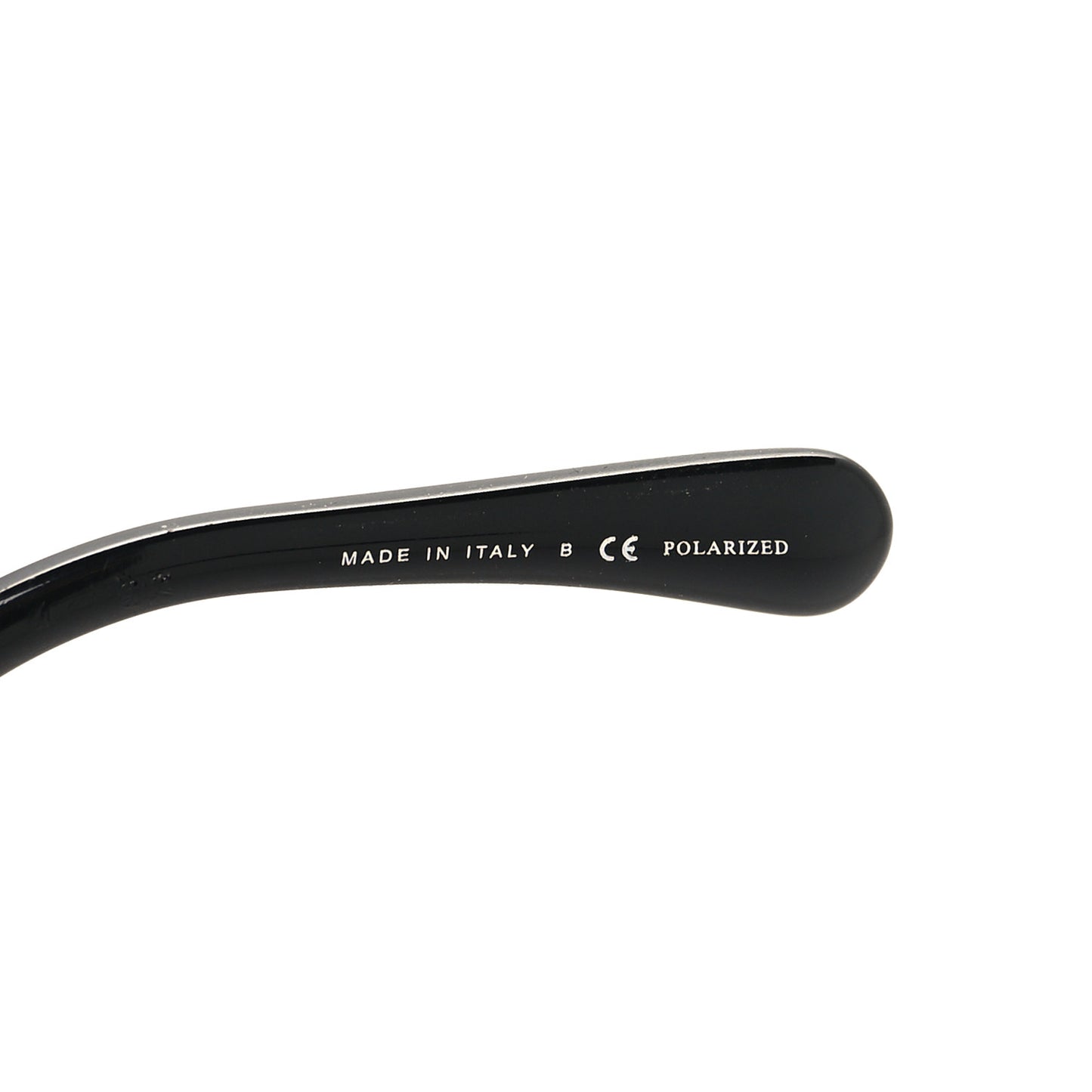 Acetate Strass Square Sunglasses 5422-B Black