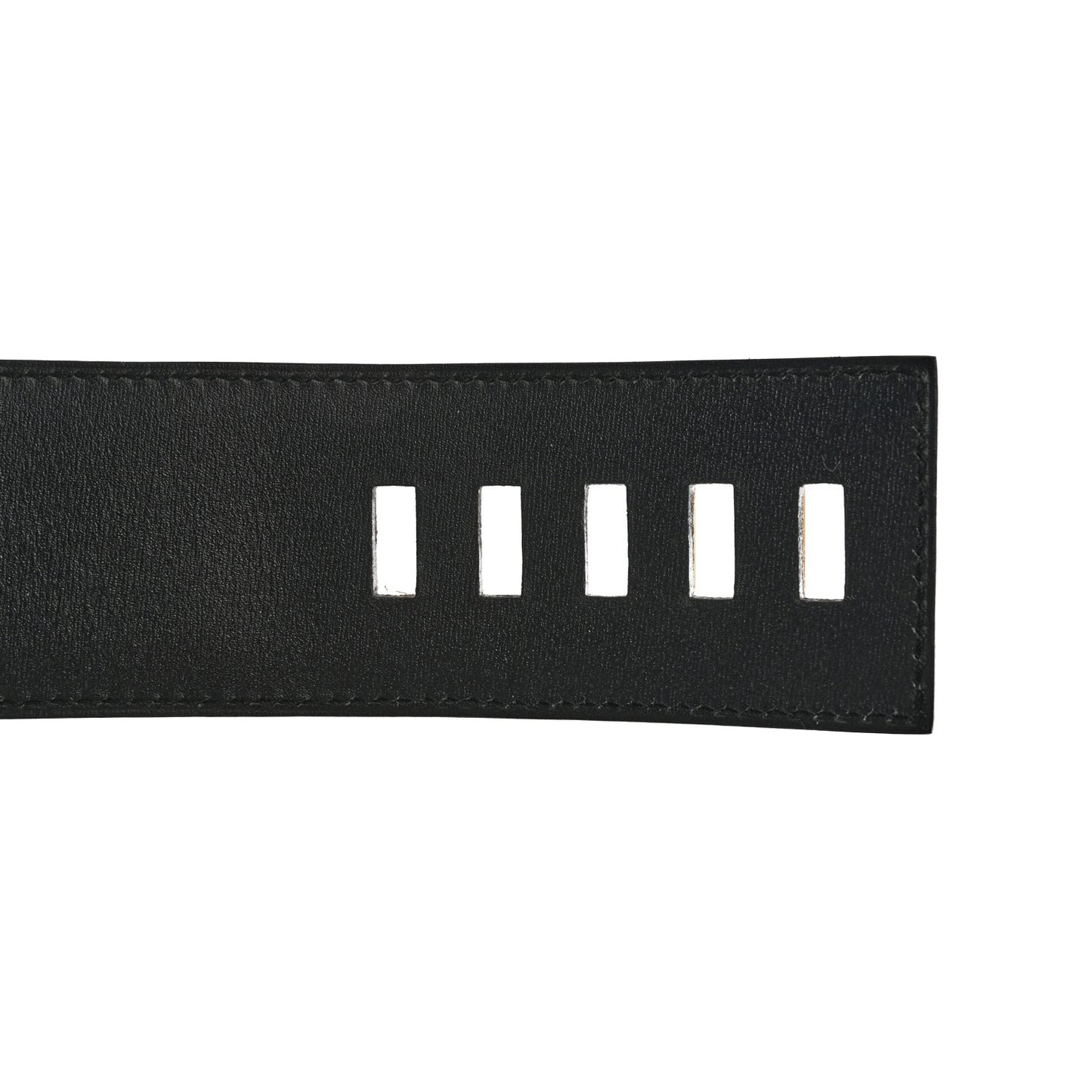 Shiny Porosus Crocodile Collier De Chien CDC Belt 70 Black