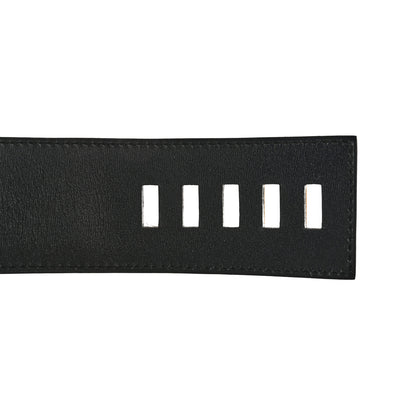 Hermes Shiny Porosus Crocodile Collier De Chien CDC Belt 70 Black 3 of 7