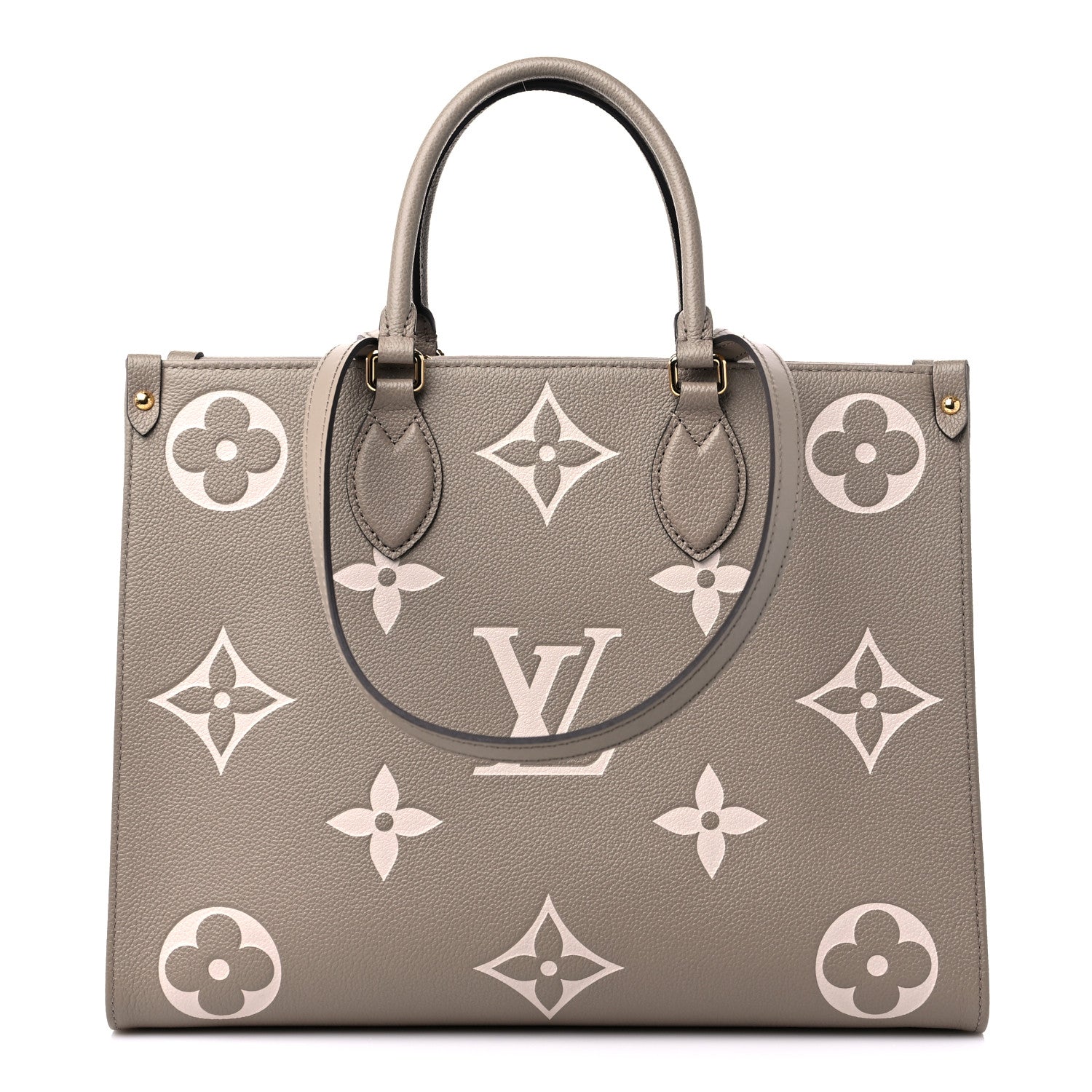Louis Vuitton Empreinte Monogram Giant Onthego MM Tourterelle Creme 1 of 8