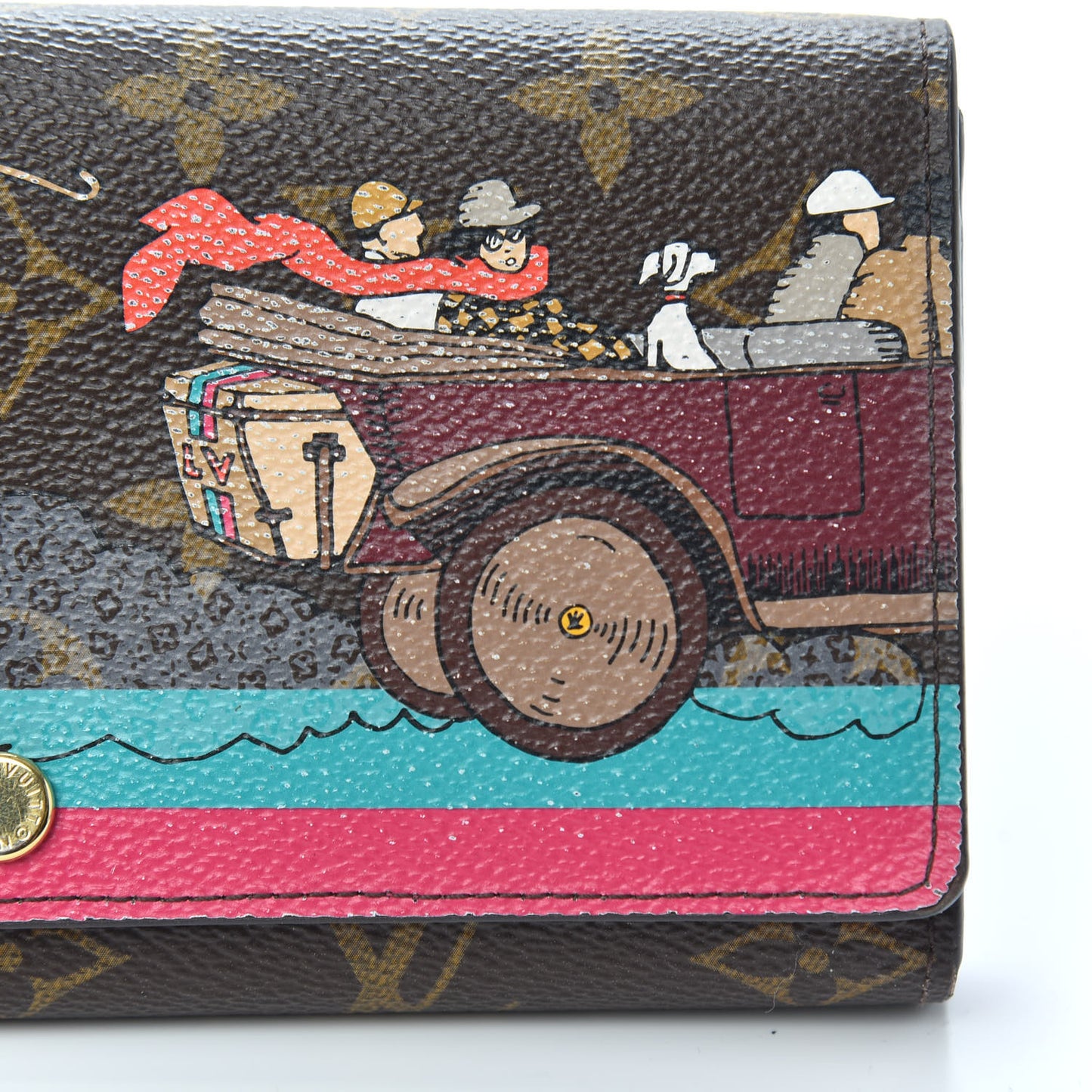 Monogram 2015 Christmas Animation Sarah Wallet Hibiscus