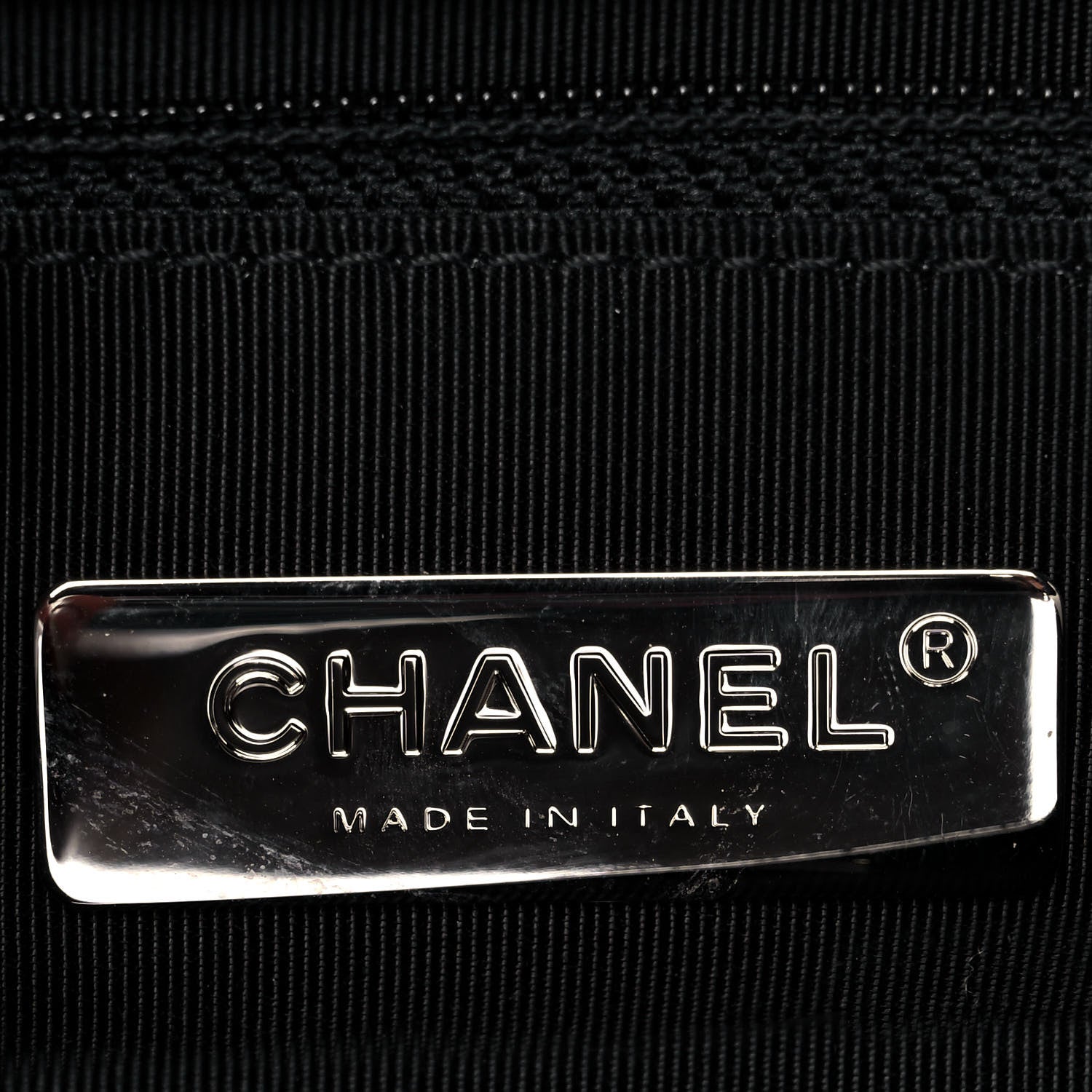 Chanel Glossy Calfskin Quilted Medium Chanel 19 Flap White Black 5 of 9