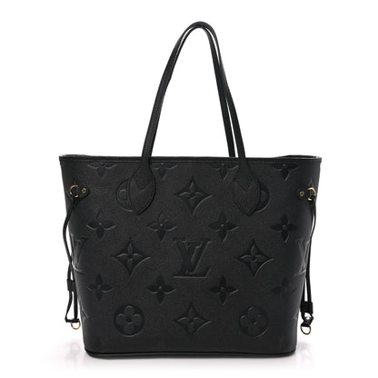 Louis Vuitton Empreinte Monogram Giant Neverfull MM Black 1 of 11