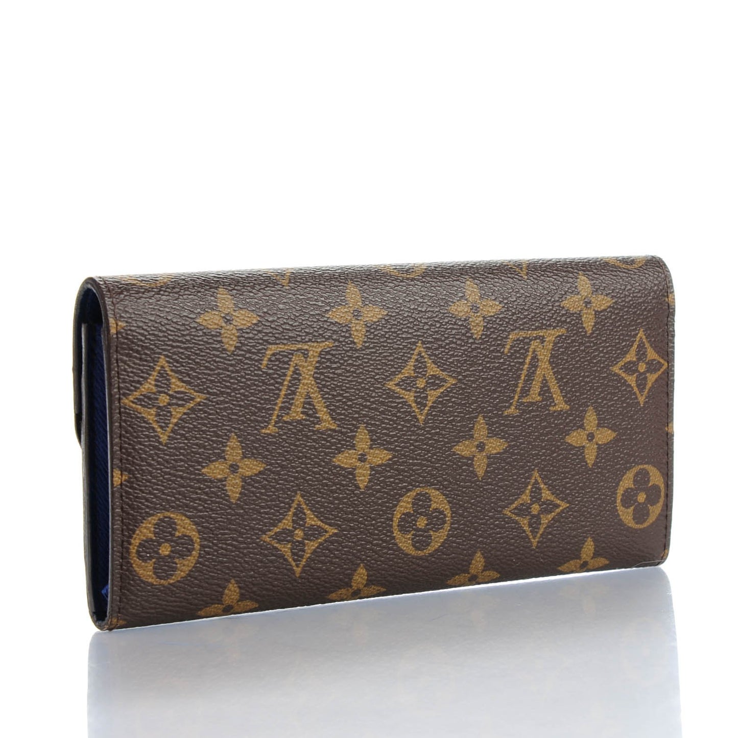 Monogram Emilie Wallet Blue