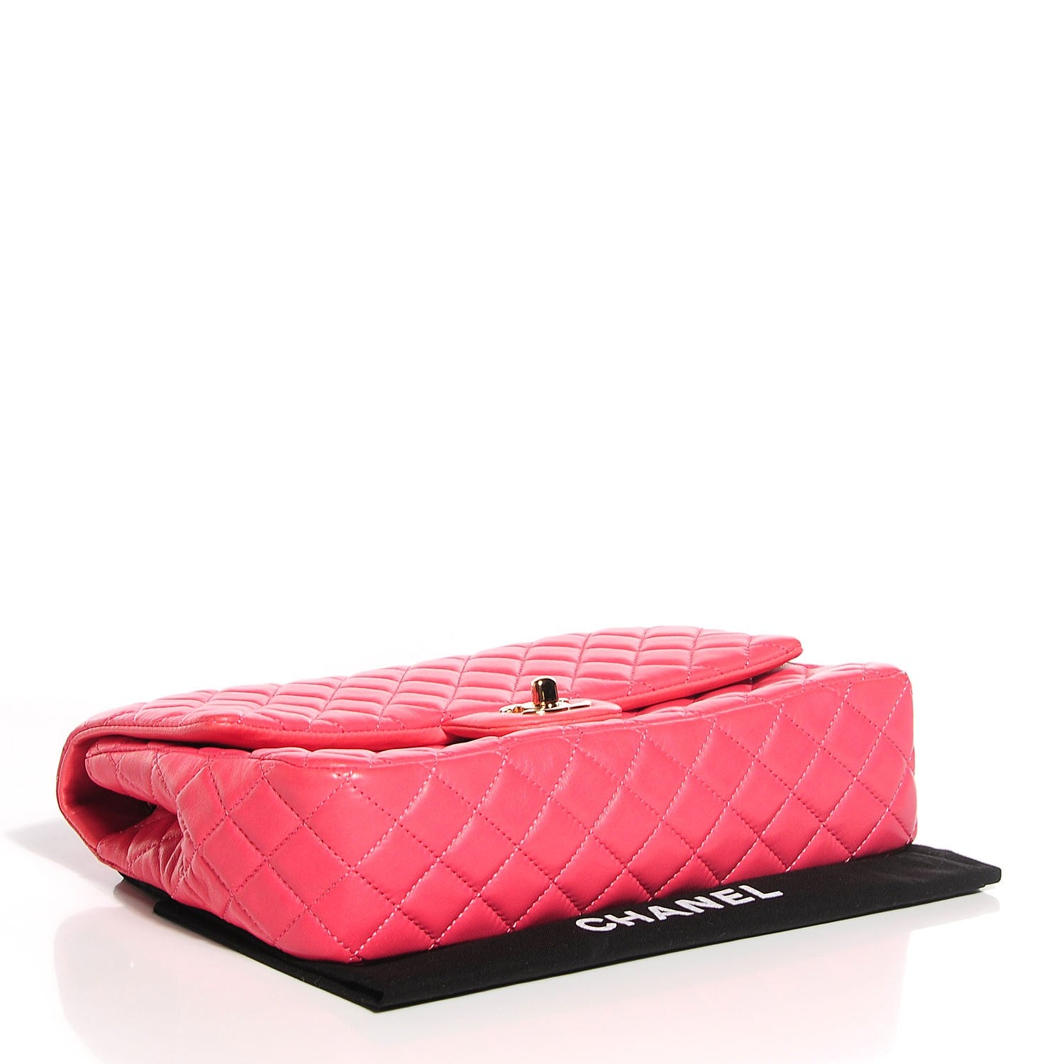 Chanel Lambskin Quilted Valentine Charms Medium Single Flap Pink 4 of 8