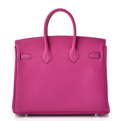 Hermes Togo Birkin 25 Rose Pourpre 4 of 36