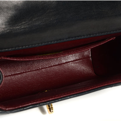Chanel Lambskin Chevron Small Flap Black 5 of 9