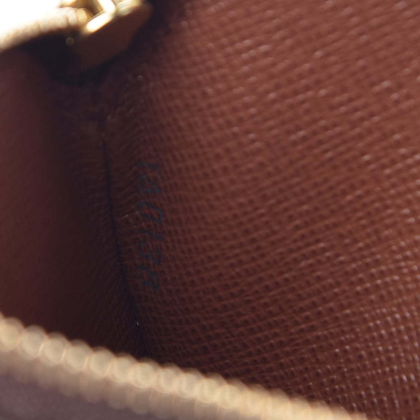Monogram Round Coin Purse