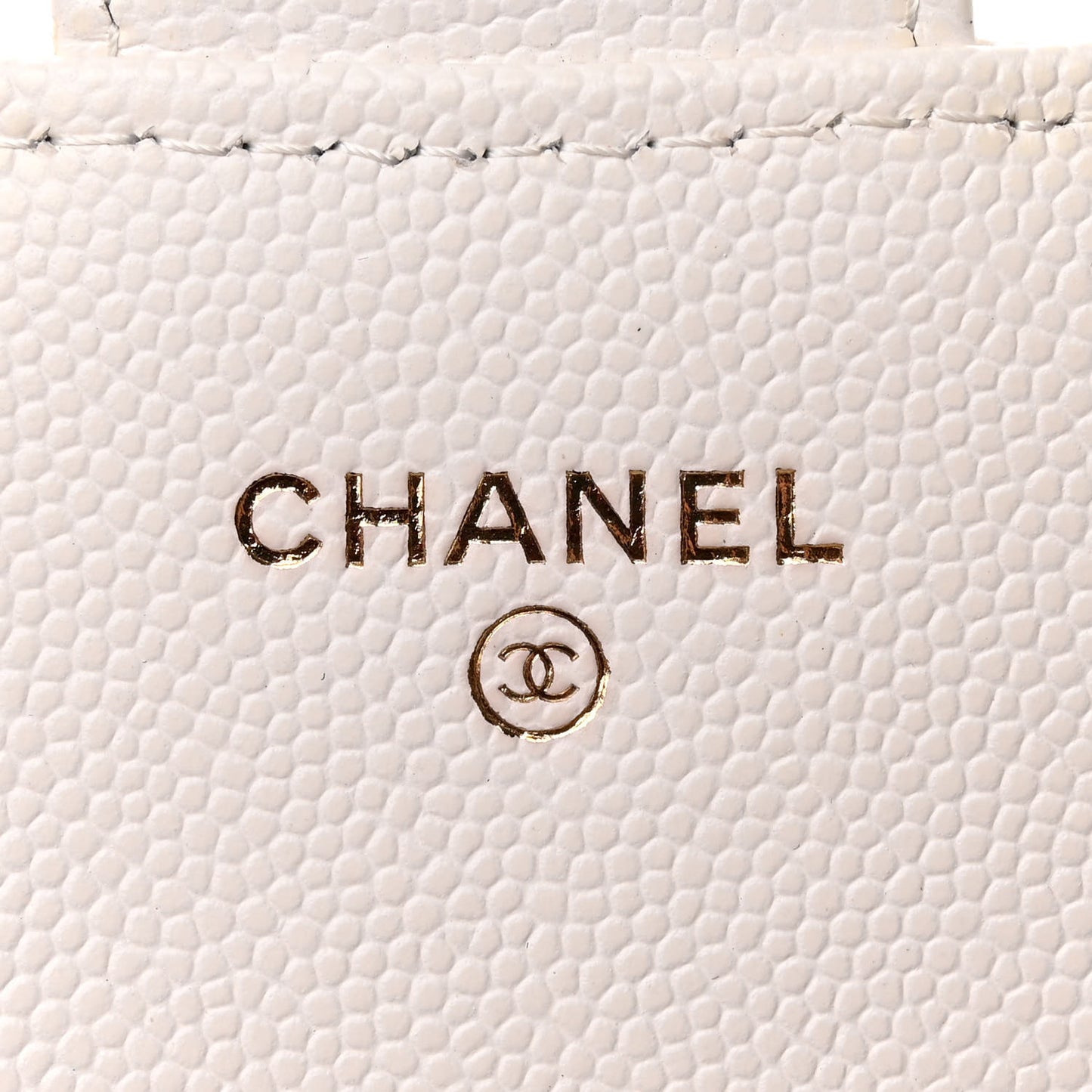 Caviar Quilted Medium Flap Wallet White