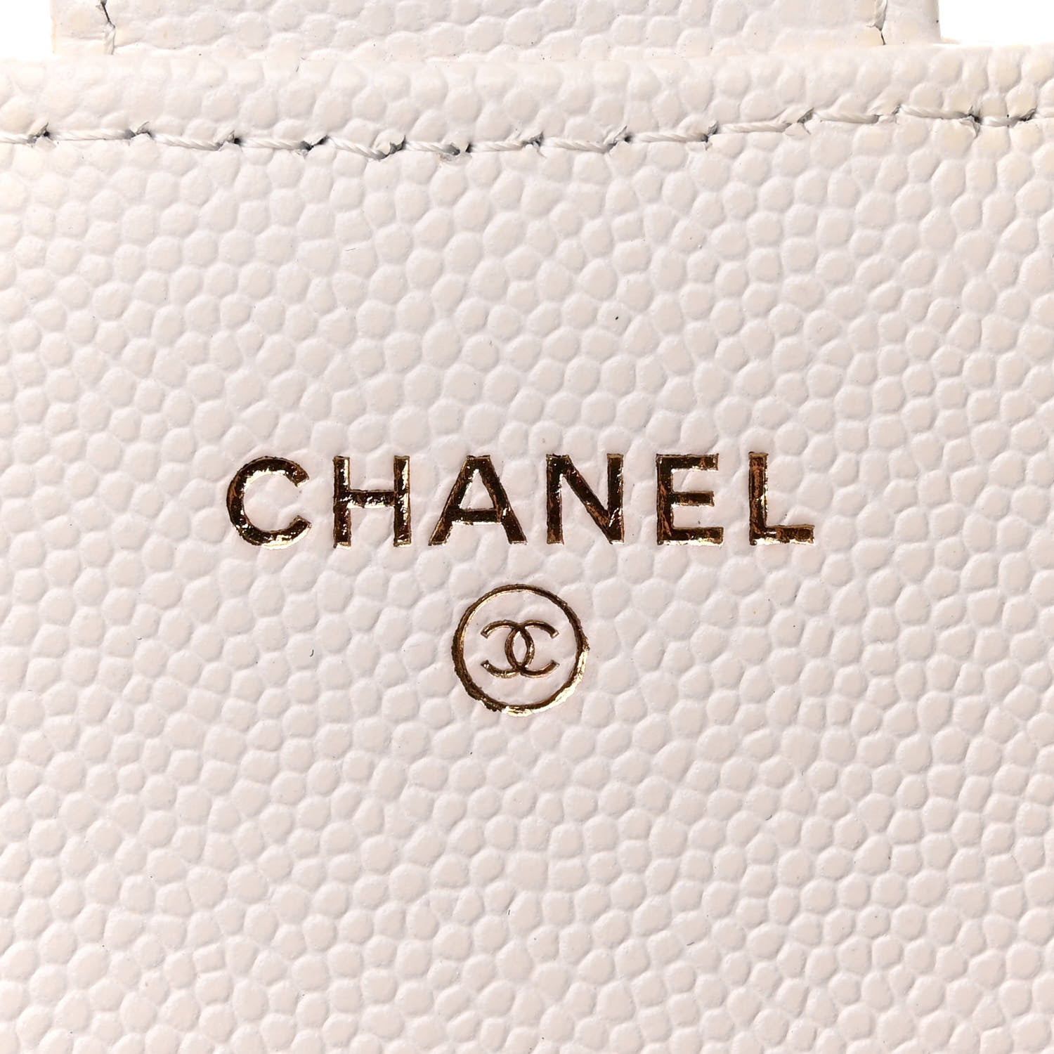 Chanel Caviar Quilted Medium Flap Wallet White 6 of 12