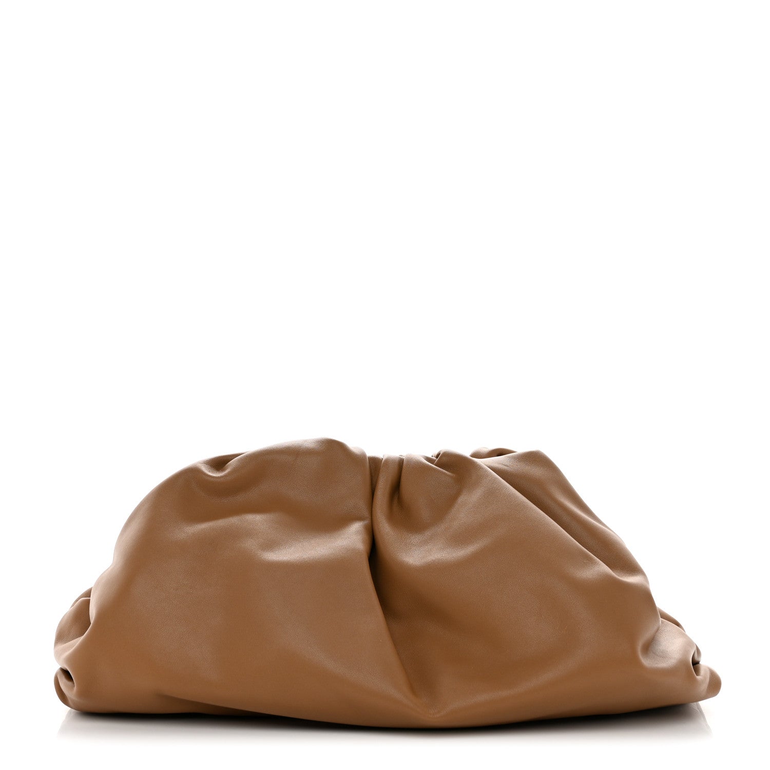 Bottega Veneta Smooth Butter Calf The Pouch Oversized Clutch Cammello 1 of 7