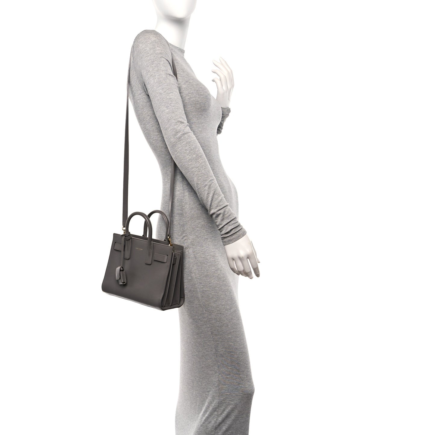 Calfskin Nano Sac De Jour Fog