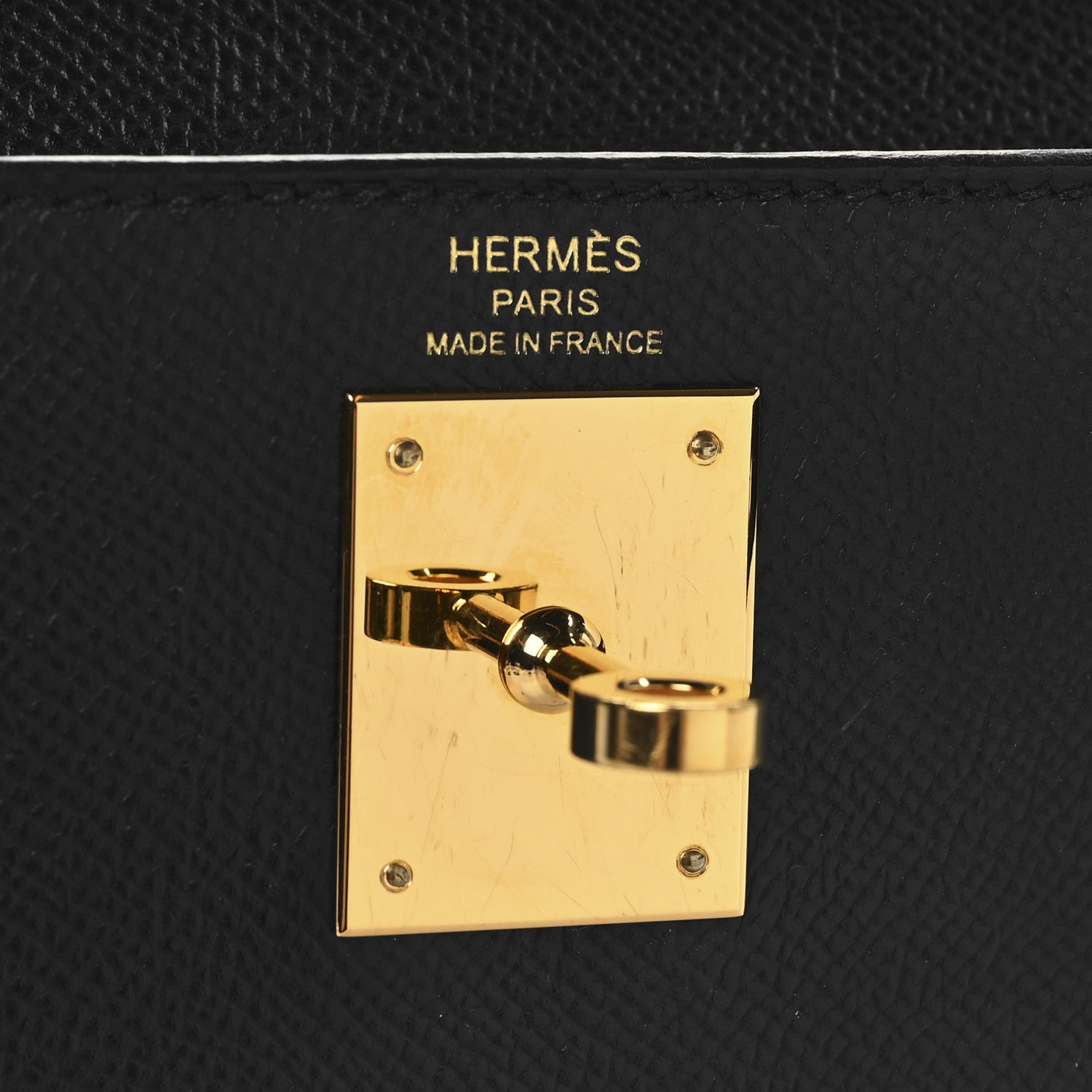 Hermes Epsom Kelly Sellier 28 Black 6 of 13