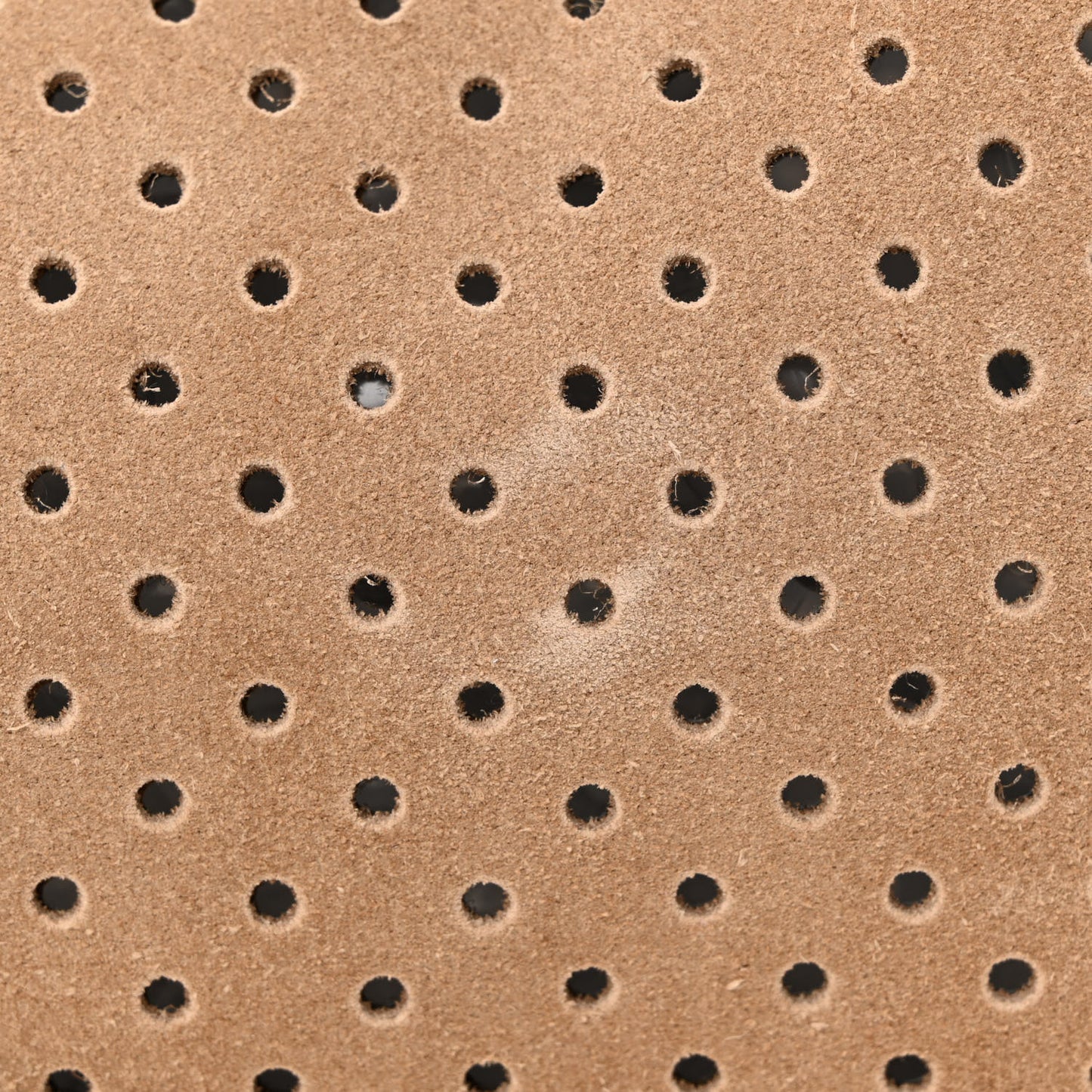 Scamosciato Perforated Suede Hobo Cammello