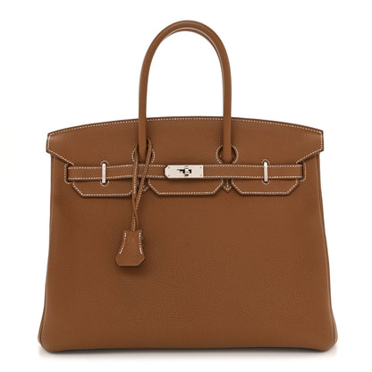 Hermes Togo Birkin 35 Gold 1 of 11