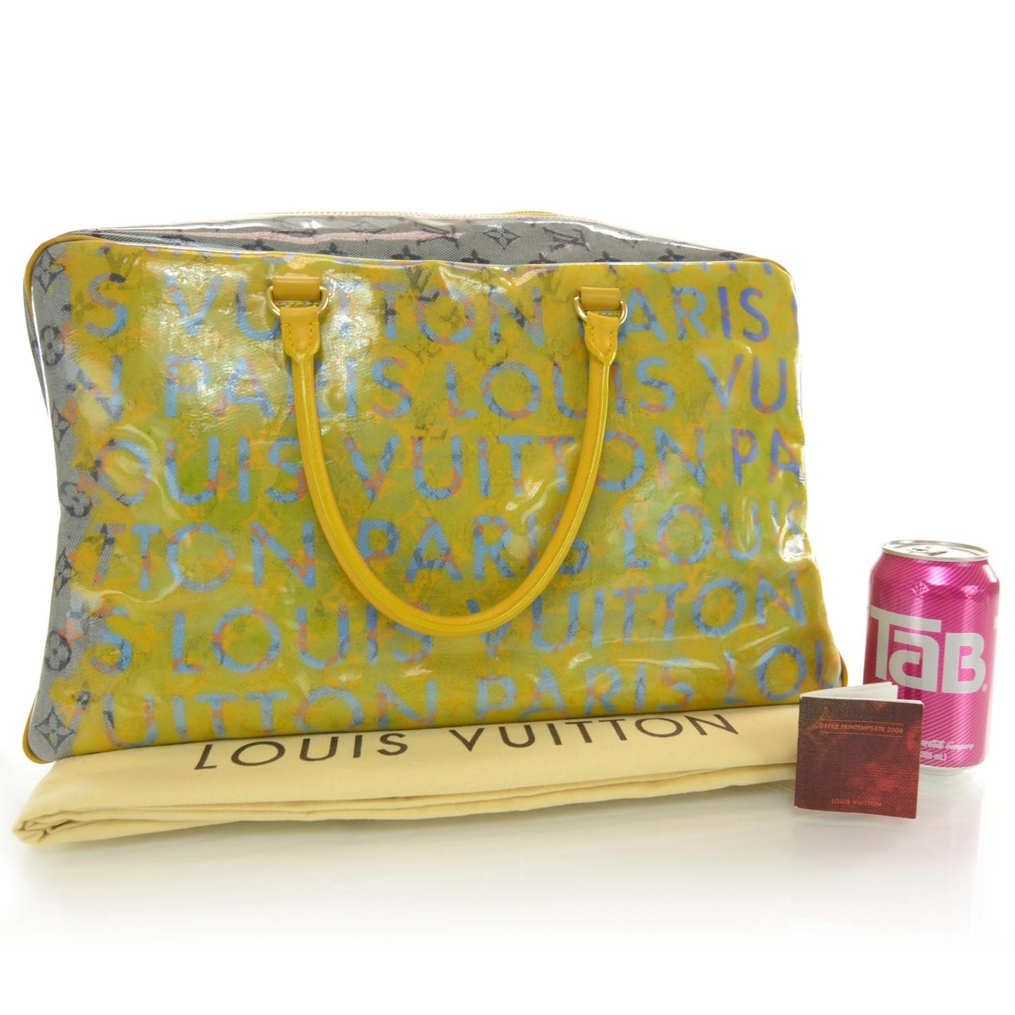 Monogram Pulp Defile Weekender GM Yellow