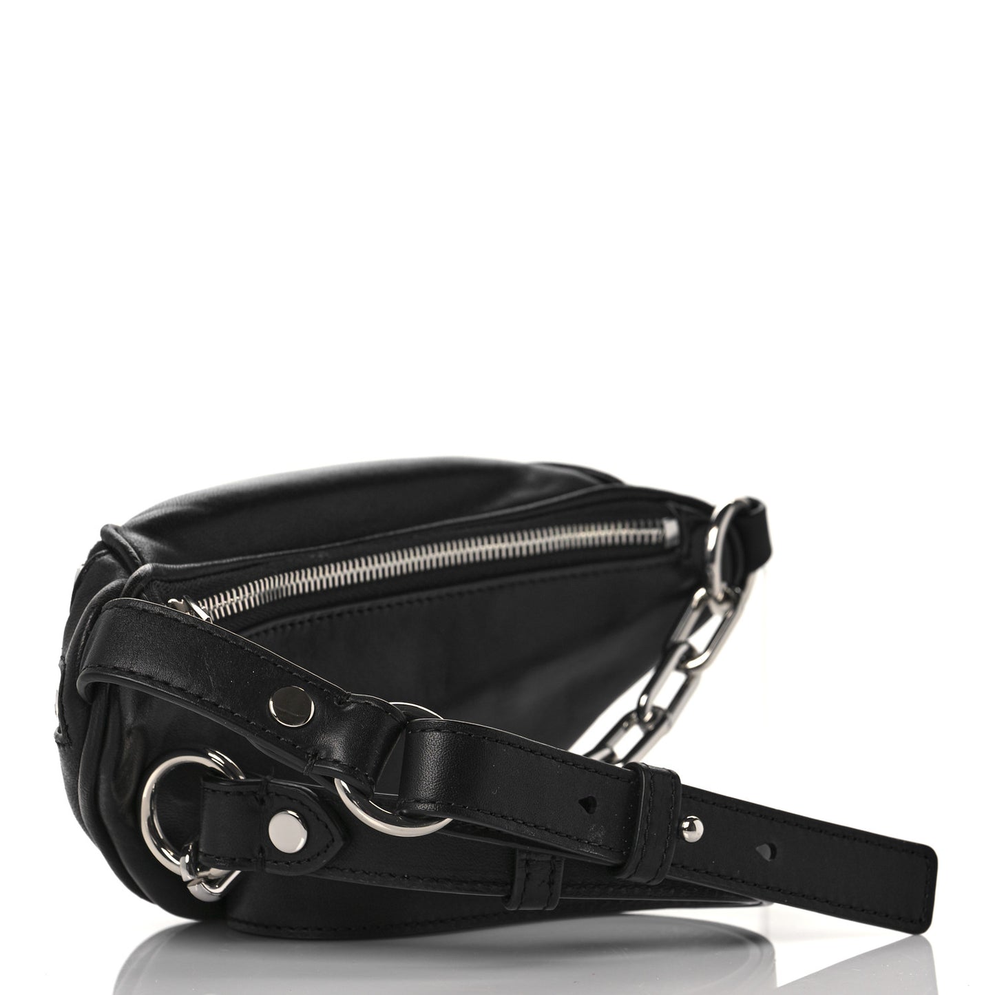Lambskin Mini Attica Belt Bag Black