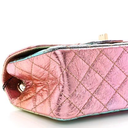 Chanel Metallic Goatskin Quilted Mini 2.55 Reissue Flap Multicolor 9 of 10