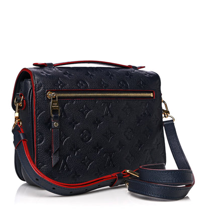 Louis Vuitton Empreinte Pochette Metis Marine Rouge 3 of 16