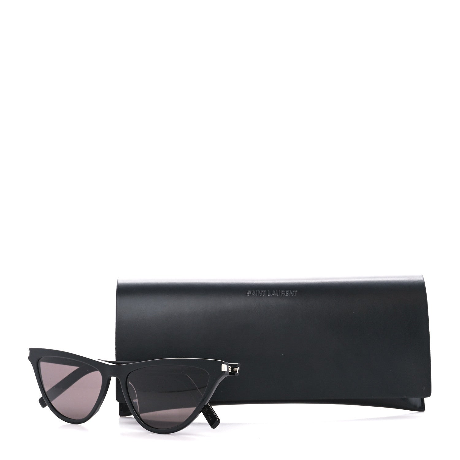 Saint Laurent Acetate SL 550 Slim Cat Eye Sunglasses Black 8 of 8