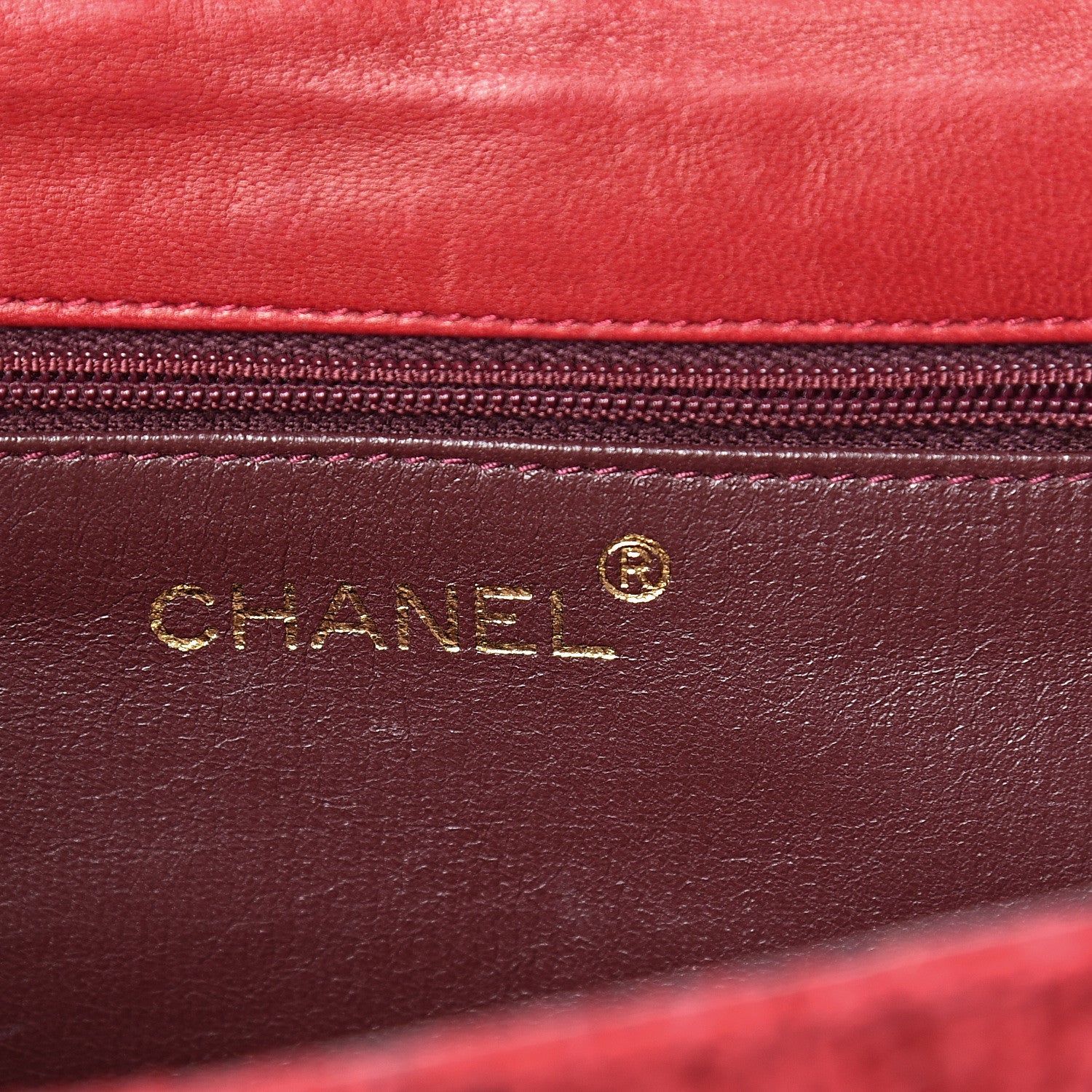 Chanel Velvet Quilted Tassel Small Single Flap Dark Red 5 of 12