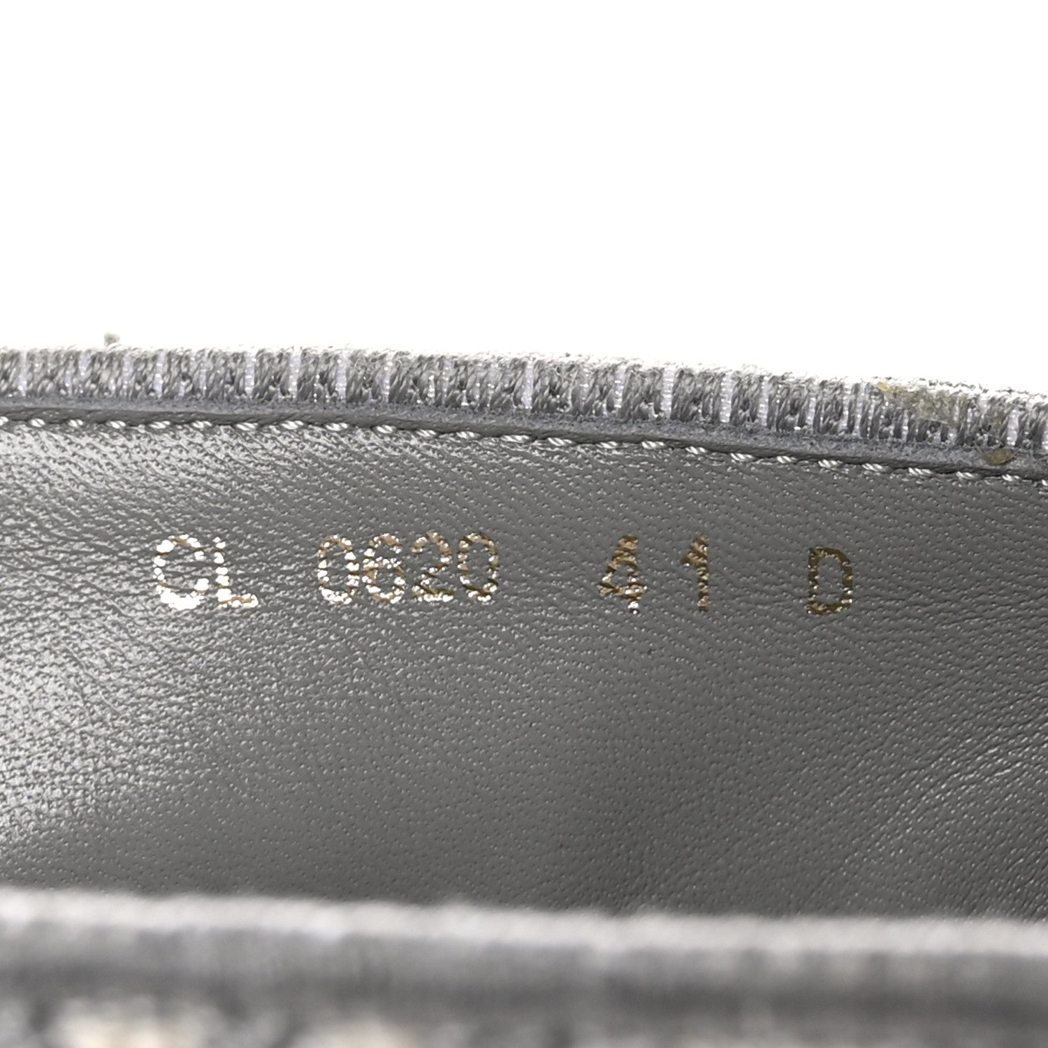 Christian Dior CHRISTIAN DIOR Oblique Embroidered Granville 15mm Espadrilles 41 Grey Stone 6 of 9