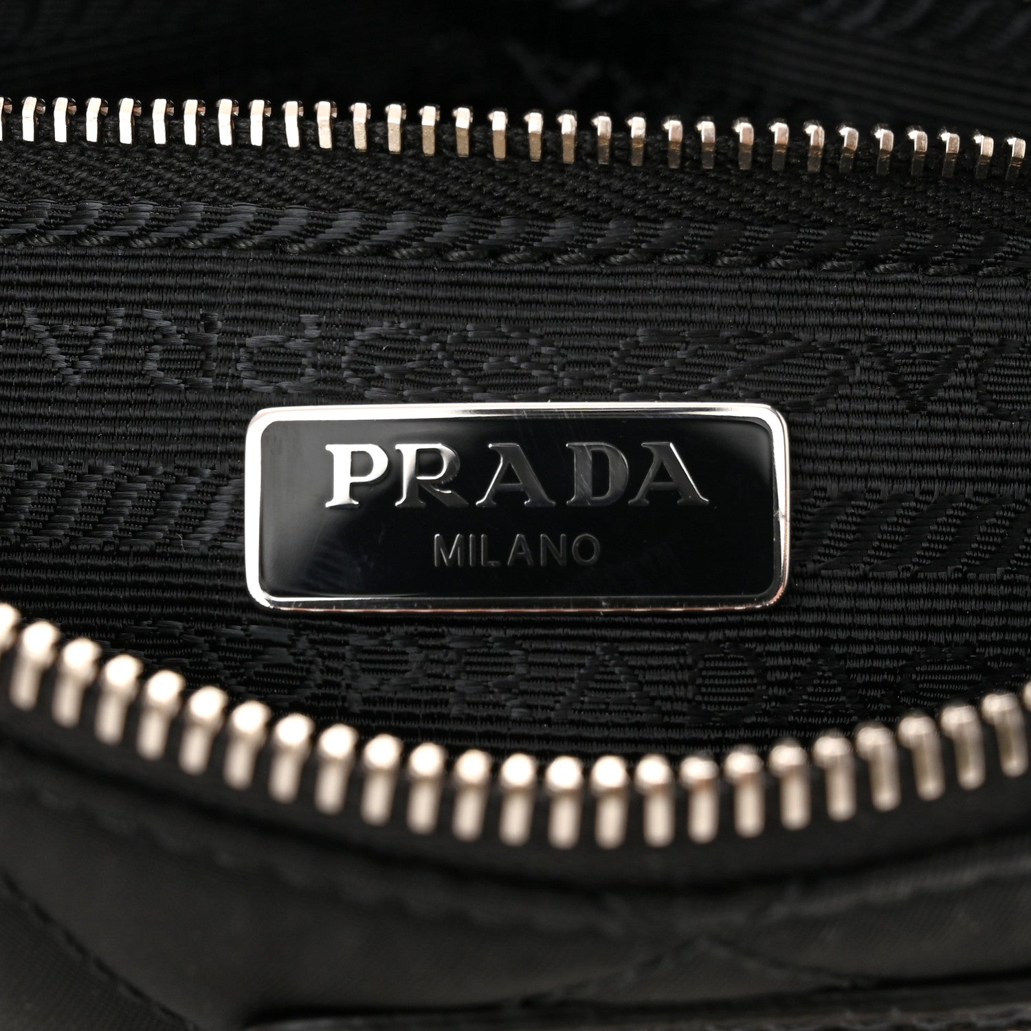 Prada Nylon Tessuto Impuntu Quilted Crossbody Bag Black 6 of 10