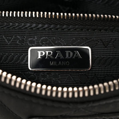 Prada Nylon Tessuto Impuntu Quilted Crossbody Bag Black 6 of 10