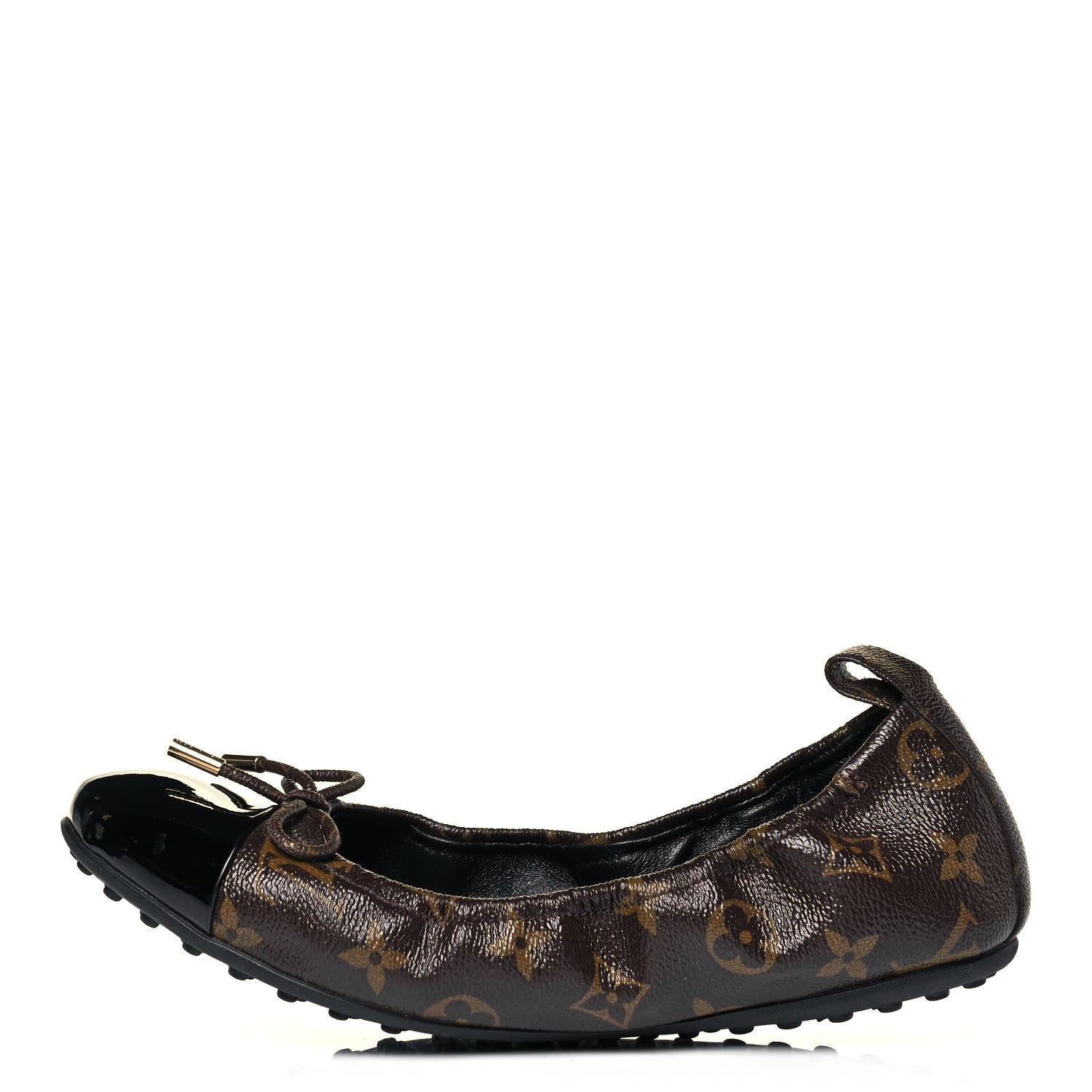 Louis Vuitton Monogram Flirty Ballerina Flats 40 Black 1 of 8