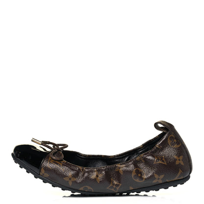 Louis Vuitton Monogram Flirty Ballerina Flats 40 Black 1 of 8