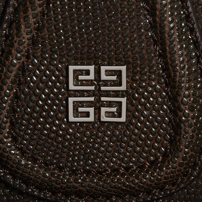 Givenchy Calfskin Lizard Embossed Medium Nightingale Brown 8 of 8