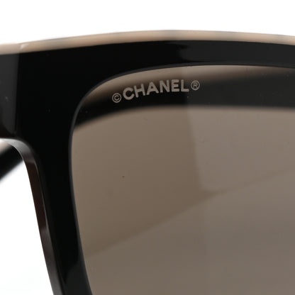 Chanel Acetate Square Sunglasses 5417 Black 7 of 9