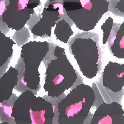 Valentino Garavani Plexiglass Leopard Print Clutch Pink 9 of 9