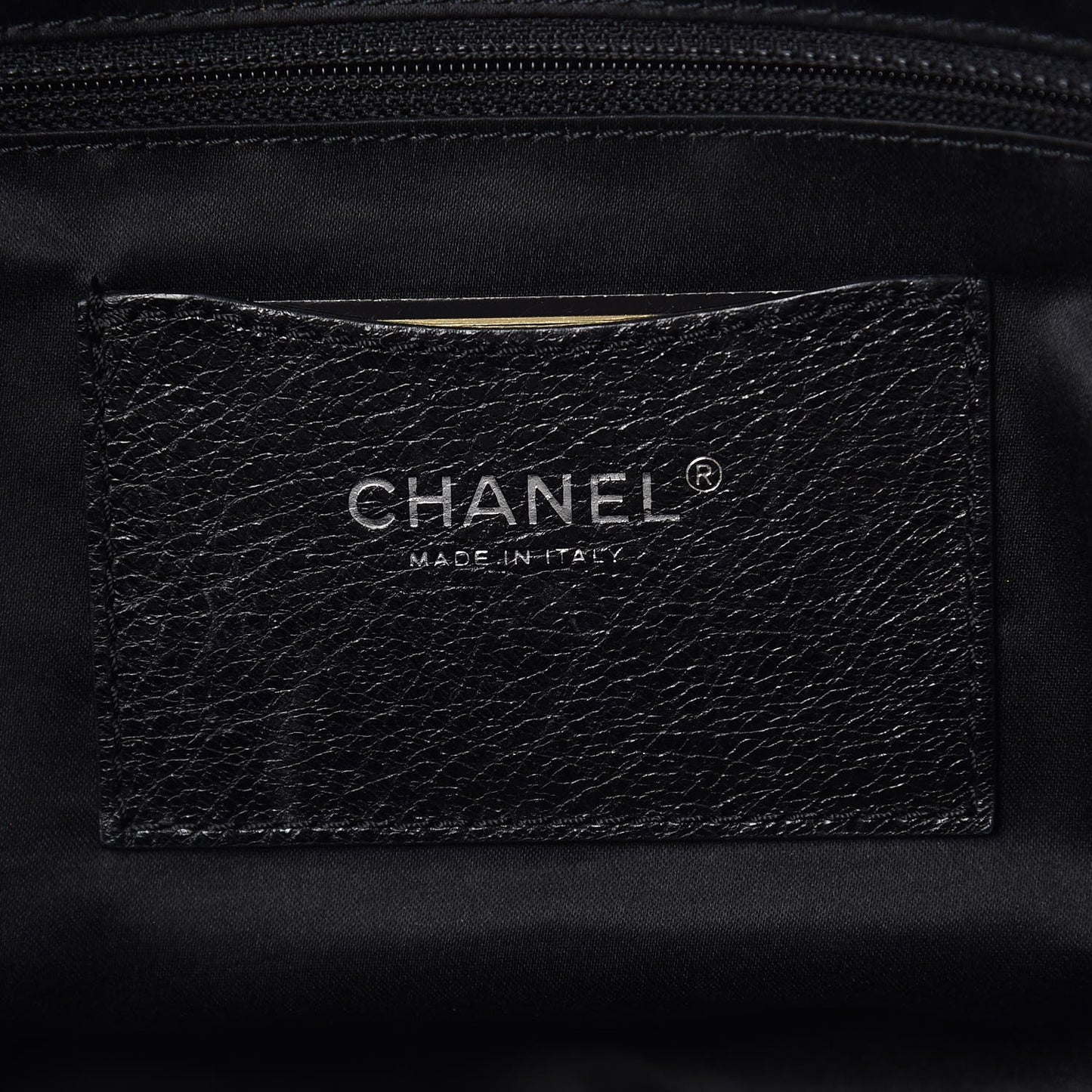 Glazed Calfskin Large On The Road Tote Black