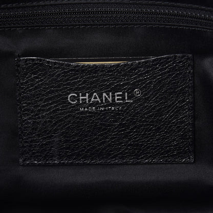Chanel Glazed Calfskin Large On The Road Tote Black 7 of 15