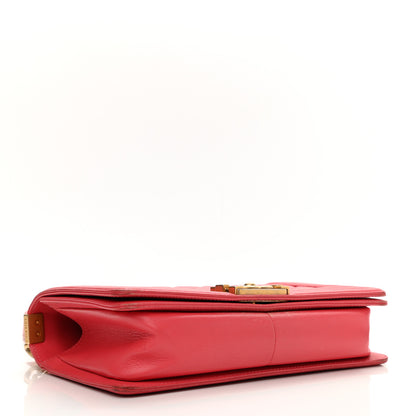 Chanel Caviar Quilted Medium Boy Flap Light Red 4 of 13