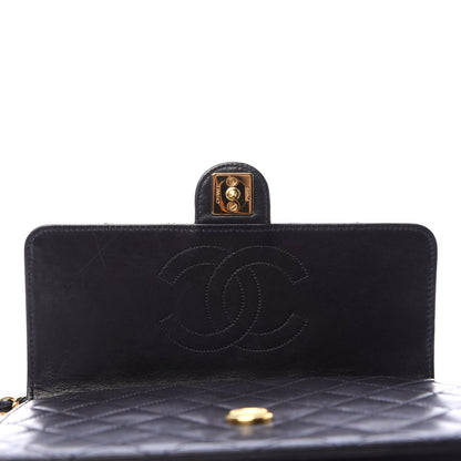 Chanel Lambskin Quilted Small Single Flap Black 12 of 15