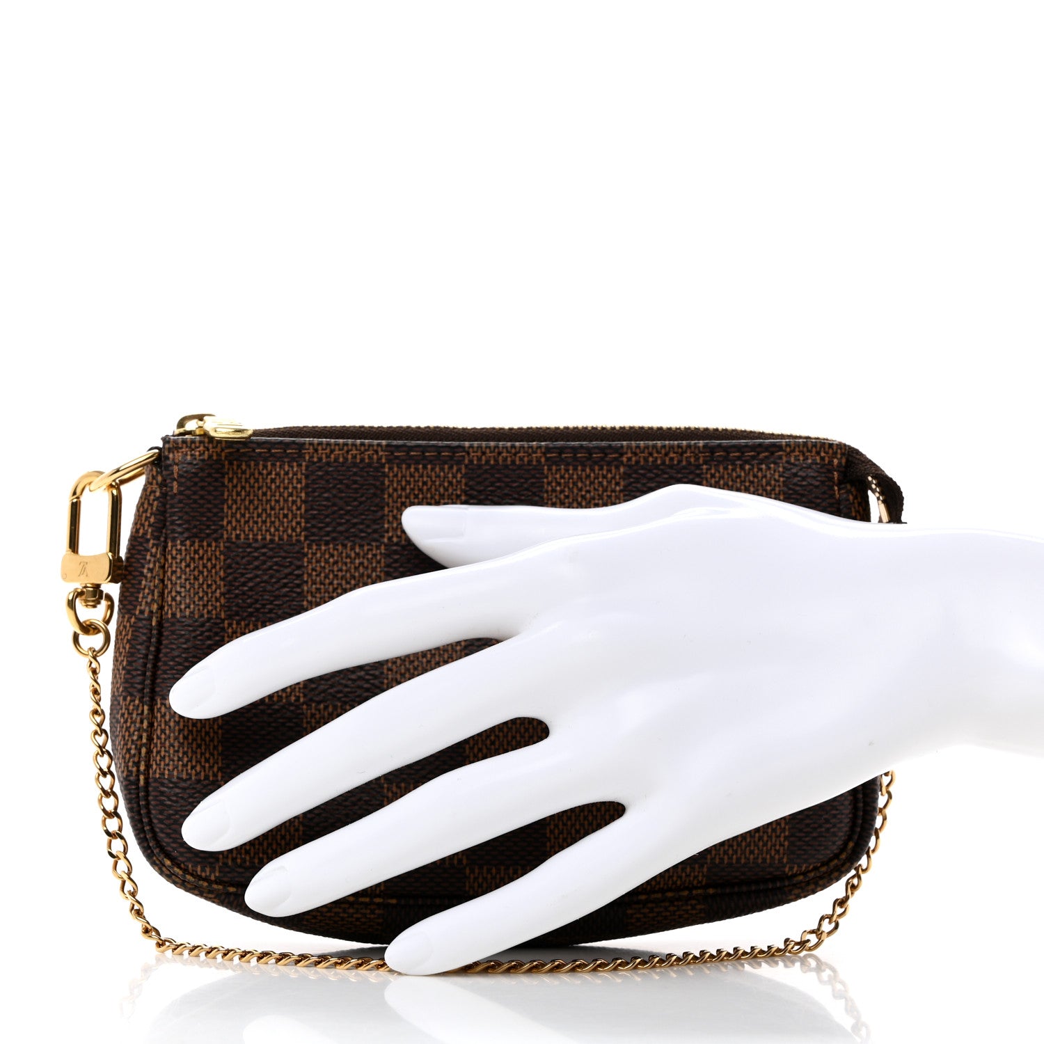 Louis Vuitton Damier Ebene Mini Pochette Accessories 2 of 7