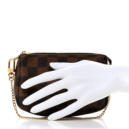 Louis Vuitton Damier Ebene Mini Pochette Accessories 2 of 7