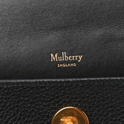 Mulberry Small Classic Grain Darley Cosmetic Pouch Black 6 of 7