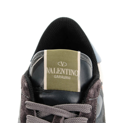 Valentino Garavani Nappa Suede Camouflage Womens Rockrunner Sneakers 40 Multicolor 7 of 8